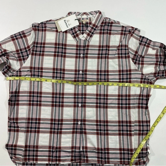 New Barbour Bethwin Button Front Shirt Cloud Check - Picture 7 of 7